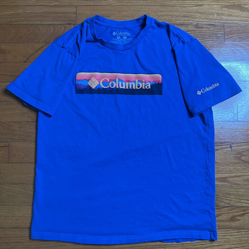 Columbia Men's Vibrant Blue Graphic Tee